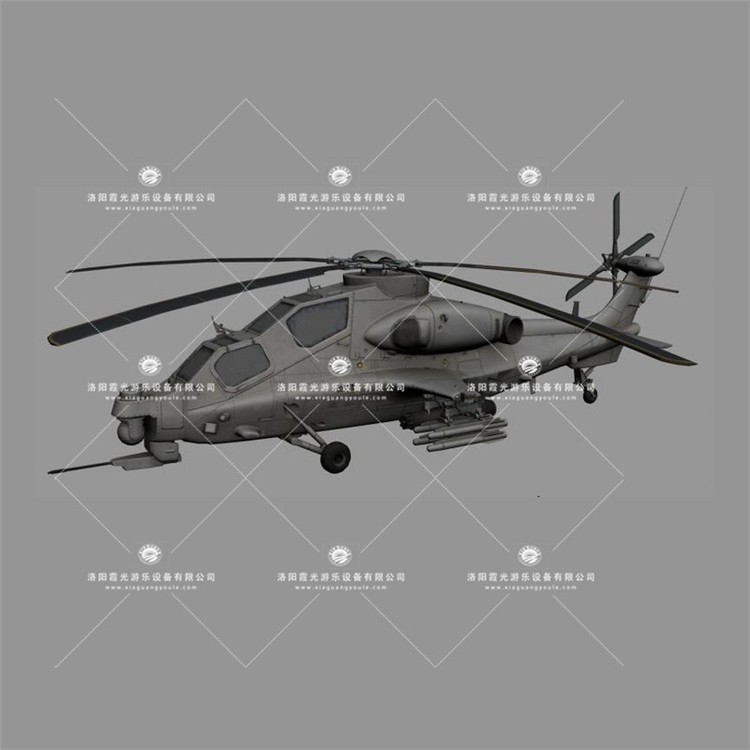 武夷山武装直升机3D模型